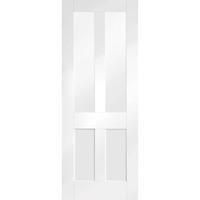 XL Joinery Malton Shaker White Primed Internal with Clear Glass 78in x 33in x 35mm (1981 x 838mm)