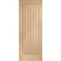 XL Joinery Suffolk Oak Pre-Finished Internal Door 2040 x 826 x 40mm (80.3 x 32.5in)