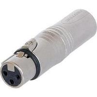 XLR adapter XLR socket - XLR plug Neutrik NA 3 FM 1 pc(s)