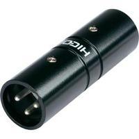 XLR adapter XLR plug - XLR plug Hicon HI-X3X3-MM 1 pc(s)