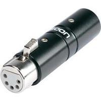 XLR adapter XLR plug - XLR socket Hicon HI-X3X5-MF 1 pc(s)
