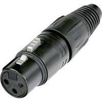 xlr connector socket straight number of pins 3 black neutrik nc 3 fx b ...