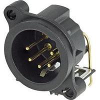 XLR connector Sleeve plug, right angle pins Number of pins: 5 Black Neutrik NC5MAH-CON 1 pc(s)