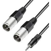 XLR Adapter Cables Jack 3.5 mm stereo/2 x XLR male