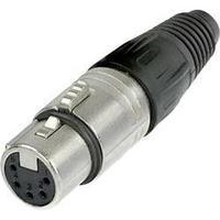 XLR connector Socket, straight Number of pins: 5 Silver Neutrik NC 5 FX 1 pc(s)