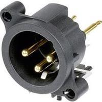 XLR connector Sleeve plug, straight pins Number of pins: 3 Black Neutrik NC3MAV-CON 1 pc(s)