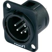 XLR connector Sleeve plug, straight pins Number of pins: 5 Black Hicon HI-X5DM-M 1 pc(s)