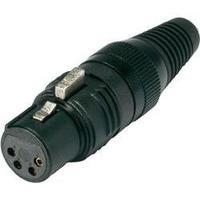 xlr connector socket straight number of pins 4 black hicon hi x4cf g 1 ...