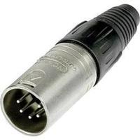 XLR connector Plug, straight Number of pins: 5 Silver Neutrik NC 5 MX 1 pc(s)