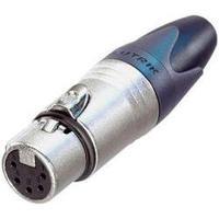 XLR connector Socket, straight Number of pins: 5 Silver Neutrik NC 5 FXX 1 pc(s)