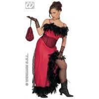 xl ladies womens saloon madame costume for baroque moulin rouge wild w ...