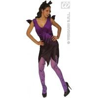 XL Ladies Womens Bat Lady Costume Outfit for Halloween Vampire Fancy Dress Female UK 18-20
