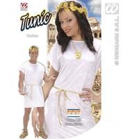 XL White Mens Tunic Costume Outfit for Roman Greek Fancy Dress Male UK 46 Chest White