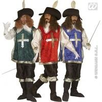 XL Mens Muskateer Costume Outfit for 16th 17th Century Cavalier Fancy Dress Male UK 46 Chest