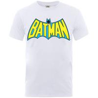 XL 12-13 Years White Dc Comic\'s Batman Logo Children\'s T-shirt.