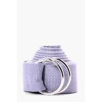 XL Canvas Ring Fasten Belt - grey