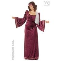 XL Giulietta Costume Extra Large For Medieval Royalty Fancy Dress