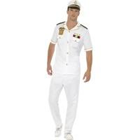 XL White Men\'s Captain Costume