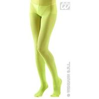 XL Lime Green Glitter Pantyhose