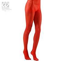 XL Red Glitter Pantyhose