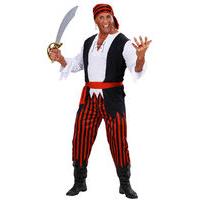 XL Caribbean Pirate Costume Extra Large For Buccaneer Fancy Dress