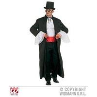 XL Dracula Coat Costume Extra Large For Halloween Vampire Fancy Dress