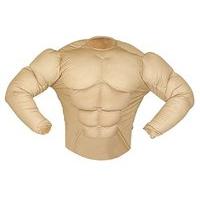 XL Muscle Shirt Costume Extra Large For Super Hero Fancy Dress