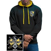 XL Unisex Official Harry Potter House Hufflepuff Pullover Varsity Hoodie