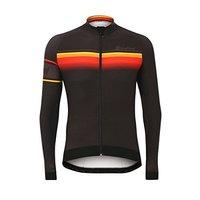 xl black santini sleek lombardia aquazero long sleeve race jersey