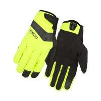 XL Yellow Giro Ambient Soft Shell 2016 Cycling Gloves