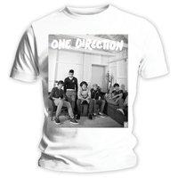 XL White Women\'s One Direction Band Lounge Black & White T Shirt