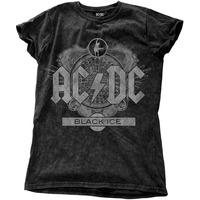 XL Ac/dc Black Ice Ladies Fashion T-shirt.