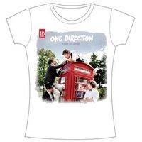 XL White One Direction Take Me Home Rough Edges Ladies T-shirt.