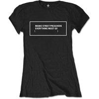 xl black ladies manic street preachers everything must go monochrome t ...