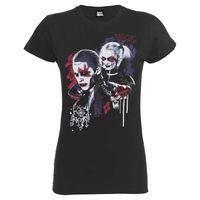 XL Black Ladies Suicide Squad Harley\'s Puddin T-shirt