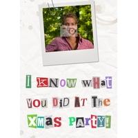 xmas party funny christmas card