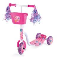 Xootz 3 Wheel Scooter in Pink and White