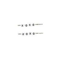 XOXO Graphic Hair Pin Set