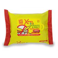 Xpel Kids mosquito and insect wipes 25