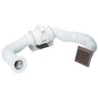 Xpelair BX100WT White Shower Fan Light With Timer - 92277AW