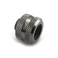 XSPC G1/4inch to 14/10mm PETG Triple Seal Fitting Black Chrome