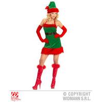 xs ladies santas elf costume