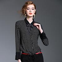 xssl womens going out casualdaily cute spring summer shirtpolka dot st ...