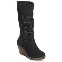 Xti WEDGE BOOT women\'s High Boots in black