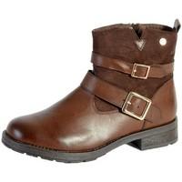 xti shoess combinado mod 28525 brown womens mid boots in brown