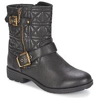 xti juki womens mid boots in black