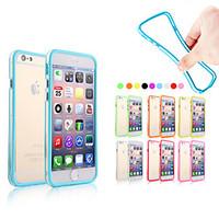XUNDD High Quality Silicone Protective Bumper Frame Soft Case for iPhone 6s 6 Plus