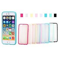 XUNDD Grind Arenaceous TPU Candy Color Hard Back Cover for iPhone 6(Assorted Color)