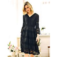 xuan yan womens going out casualdaily party cute a line dresssolid v n ...