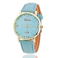 Xu Women\'s Fashion Hollow Out Small Chrysanthemum Quartz Watch Cool Watches Unique Watches Strap Watch